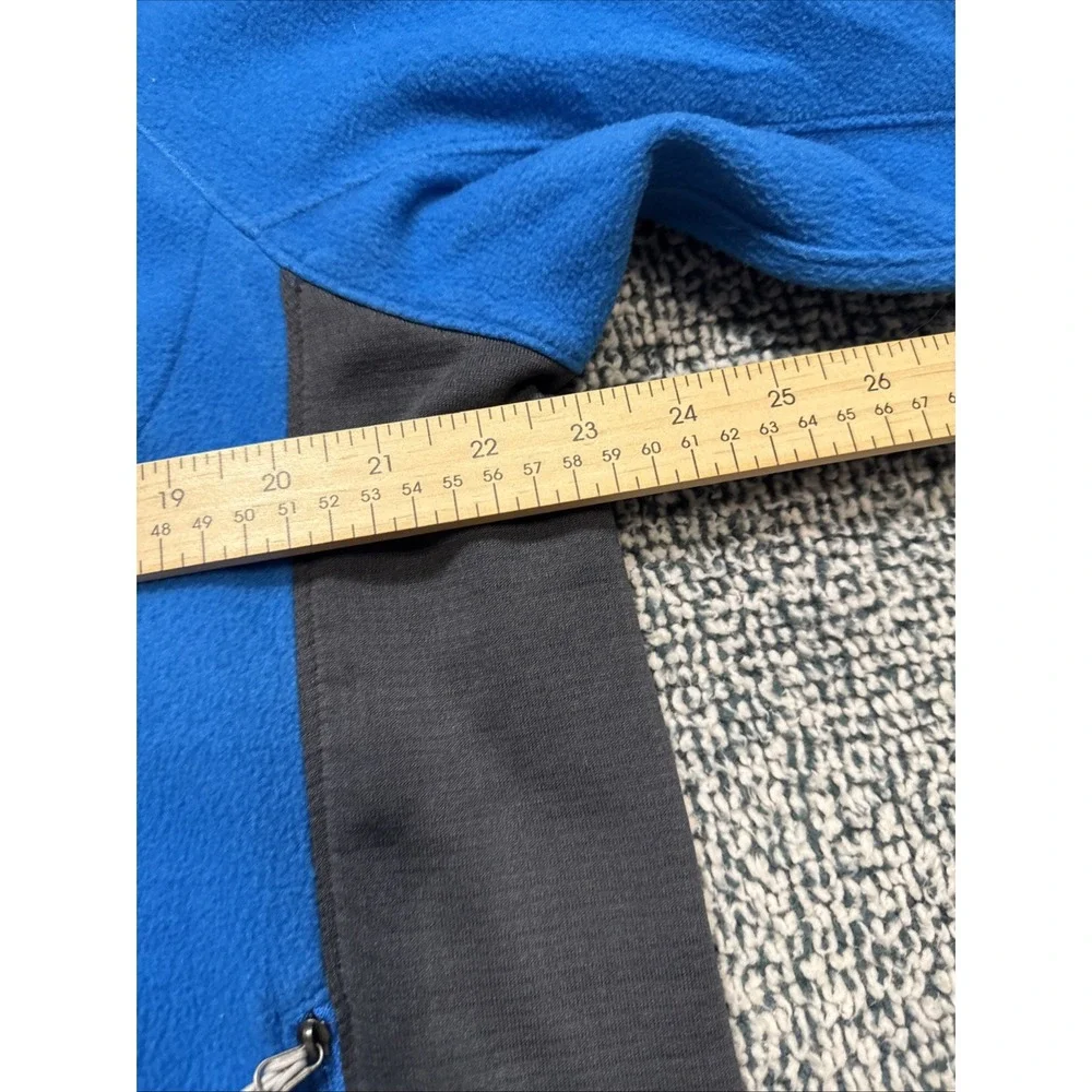 The North Face Men's Blue/Grey Full-Zip Performance Fleece Jacket Size XL